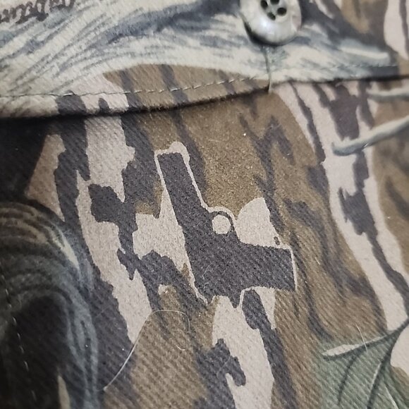 Vintage NRA Camo XL- 42 X 32  Pants Made In USA Mossy Oak W Tag - Picture 8 of 11